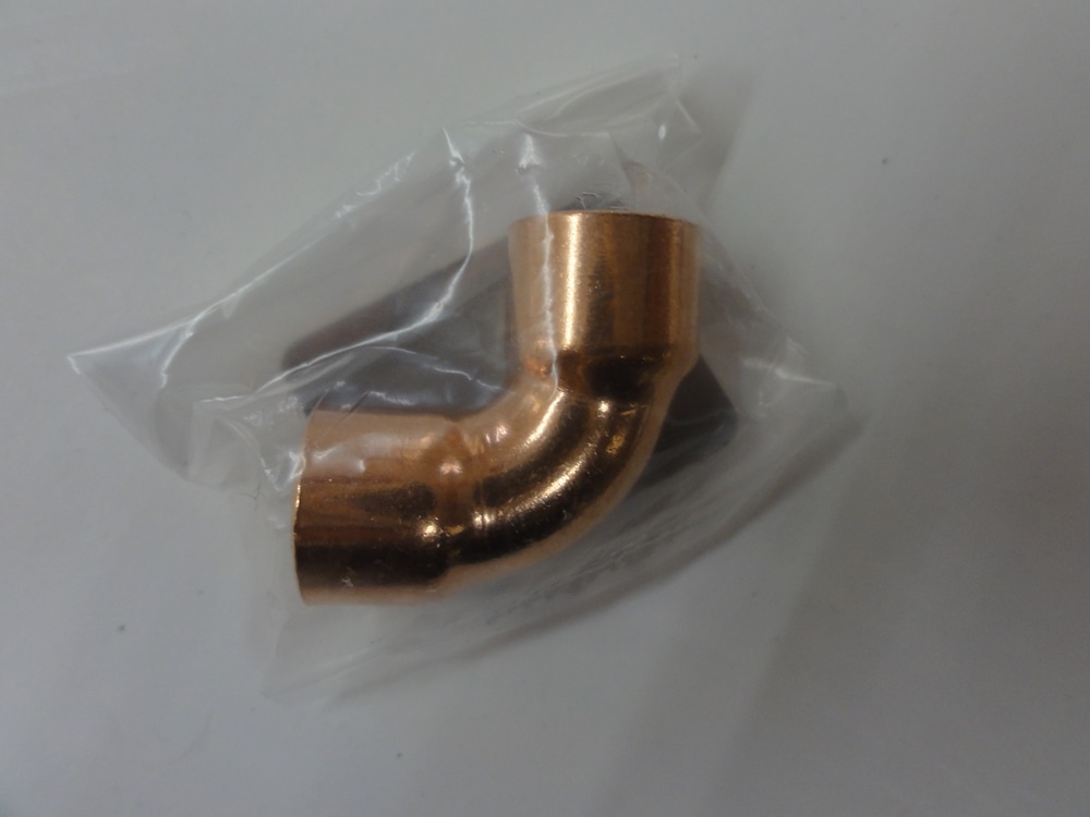 銅管継手９０エルボ　１２．７