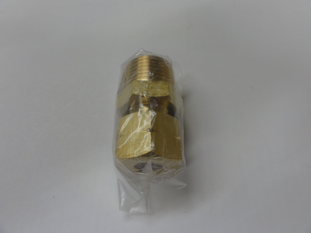 ソロバン玉リング入オスアダプター　８×１／４