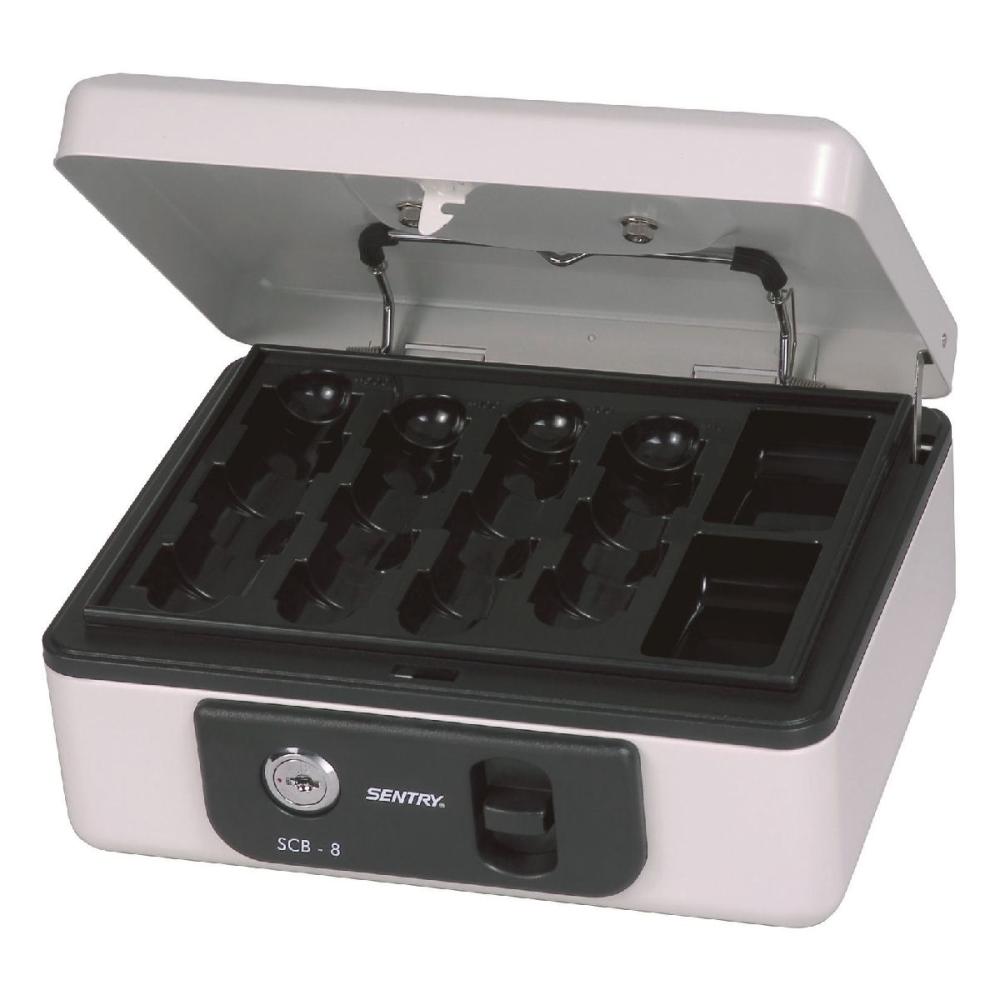 セントリー　手提金庫　ＳＣＢ－８Ｇ　グレー