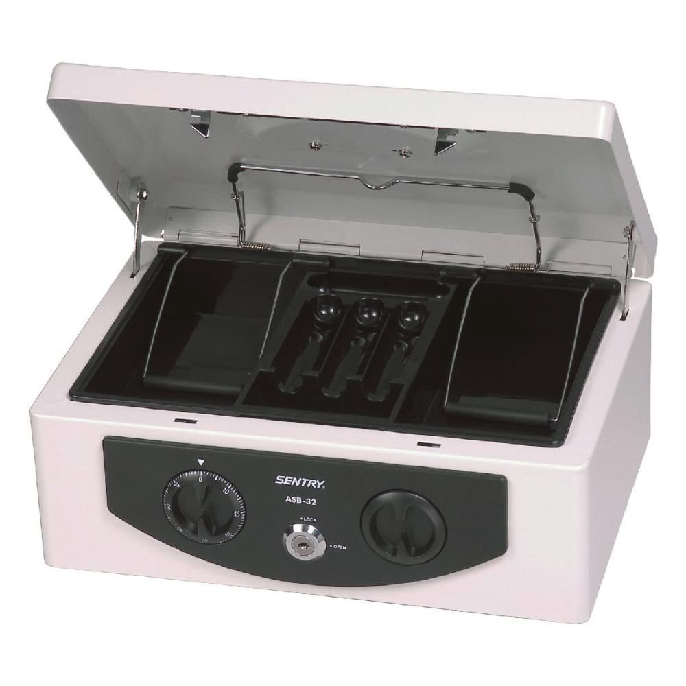 セントリー　手提金庫　ＡＳＢ－３２Ｇ　グレー