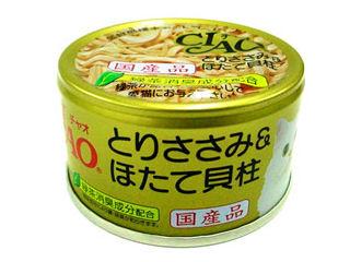 いなば　ＣＩＡＯ（チャオ）　とりささみ＆ほたて貝柱　８５ｇ