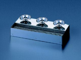 香炉　皿付きローソク　３本立て