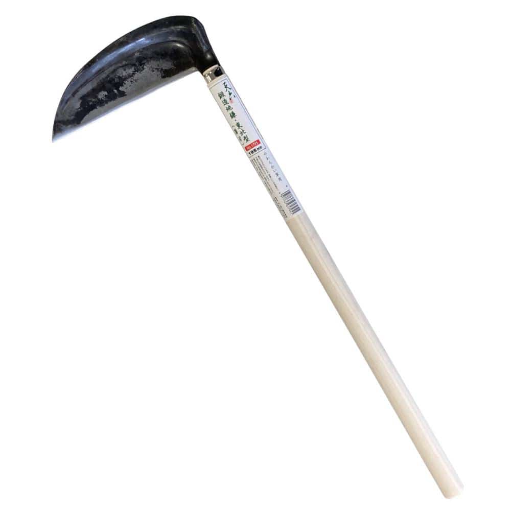 キンボシ　天六鍛造地鎌　東北型　薄刃　１９５ｍｍ　ＮＯ１７９５