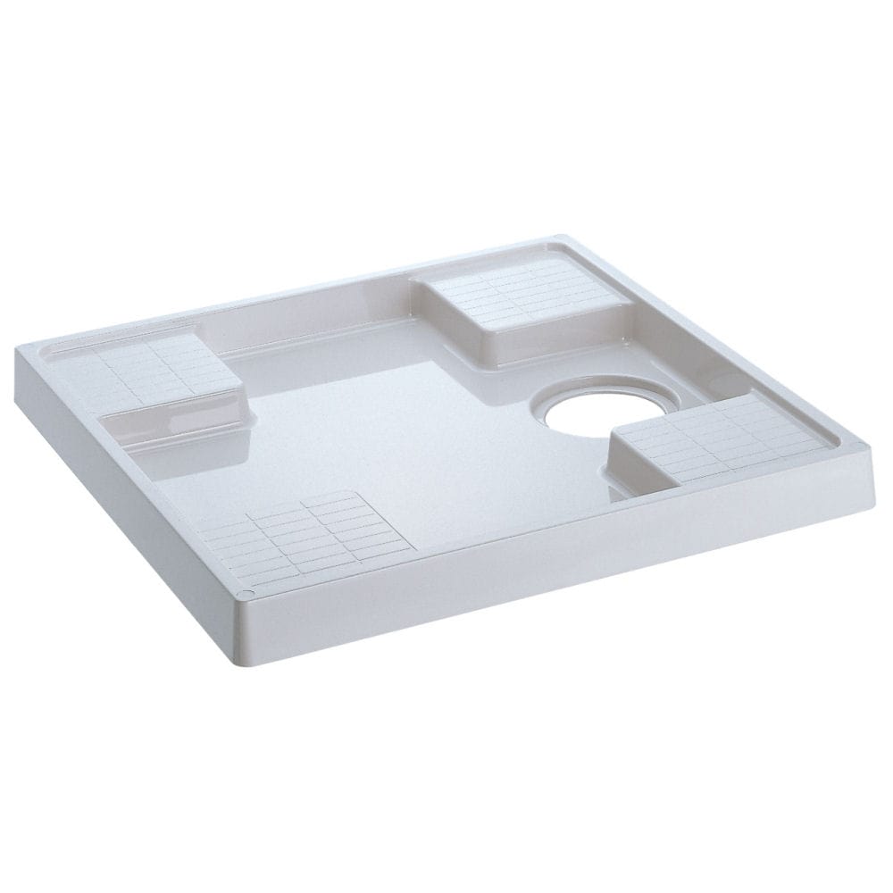 ＳＡＮＥＩ（サンエイ）洗濯機パン　外寸６４０ｍｍ×６４０ｍｍ　Ｈ５４１－６４０