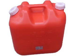 灯油缶　赤　幅広　２０Ｌ