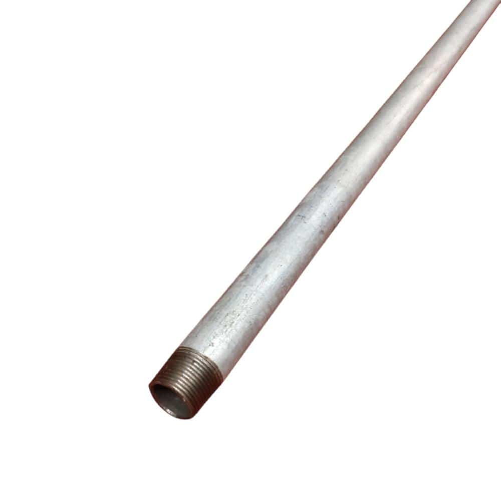 白ロングニップル　１５Ａ　×１Ｍ