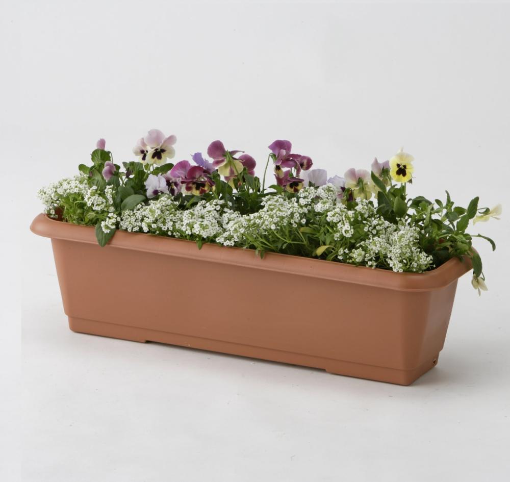 プランター６５０Ｓ　目皿付き　ブラウン