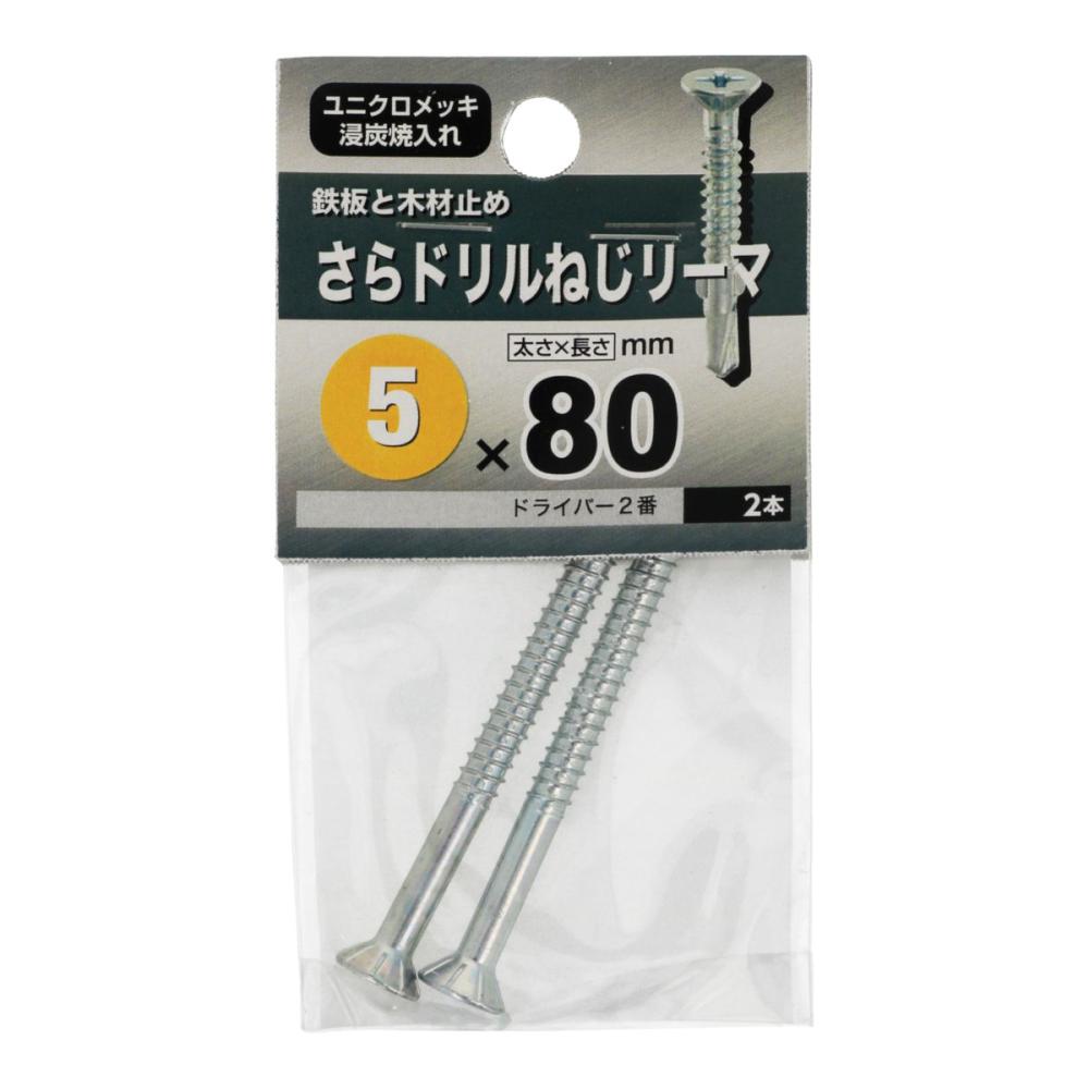 皿ドリルネジリーマＰ５Ｘ８０