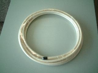 灯油用配管　直径８ｍｍ被覆銅管　５ｍ　アイボリー　ＣＨ－８Ｈ