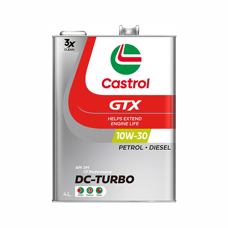 カストロール　エンジンオイル　ＧＴＸ　ＤＣ－ＴＵＲＢＯ　１０Ｗ－３０　ＳＭ　４Ｌ