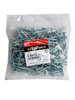 Ｋ＋コーススレッドビス（中袋）　３．８×３２ｍｍ　全ねじ　約１８０本