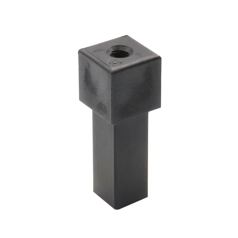 １６ｍｍアルミ角パイプ用　樹脂ジョイント　１方向穴アリ（Ａ－１Ｗ－Ｈ