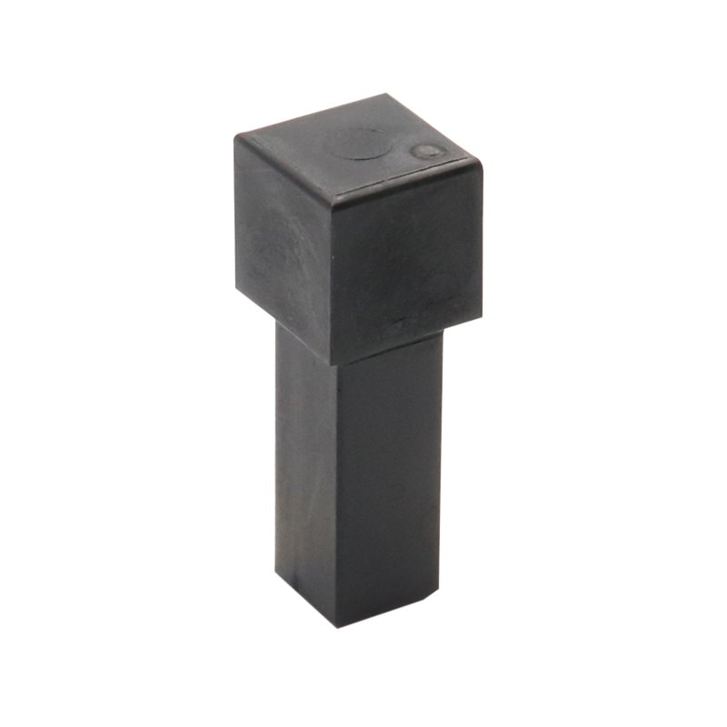 １６ｍｍアルミ角パイプ用　樹脂ジョイント　１方向穴ナシ（Ａ－１Ｗ）