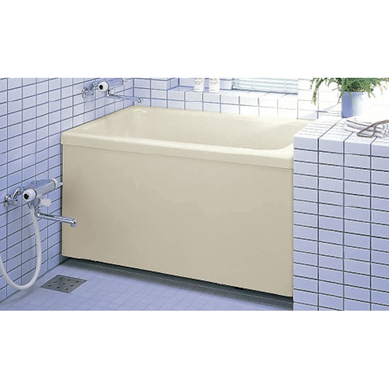 ＬＩＸＩＬ　ＩＮＡＸ　浴槽ポリエック　１１００サイズ１方全エプロン　位置：左　ミスティアイボリー　ＰＢ－１１０２ＡＬ／Ｌ１１－Ｊ２