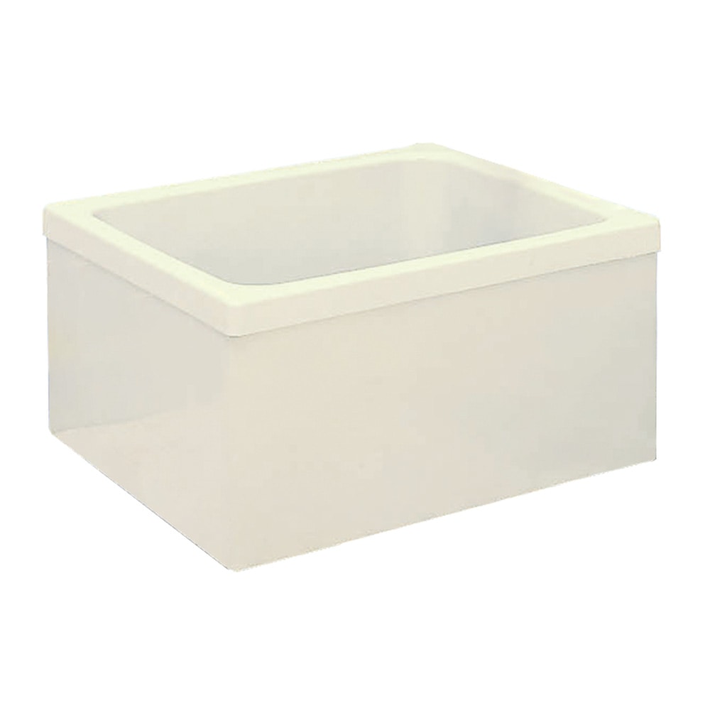 ＬＩＸＩＬ　ＩＮＡＸ　浴槽ポリエック　８００サイズ　２方半エプロン　位置：右　ミスティアイボリー　ＰＢ－８０１ＢＲ／Ｌ１１