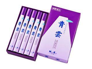 日本香堂　青雲バイオレット　中把　１０本入　＃２４９０２