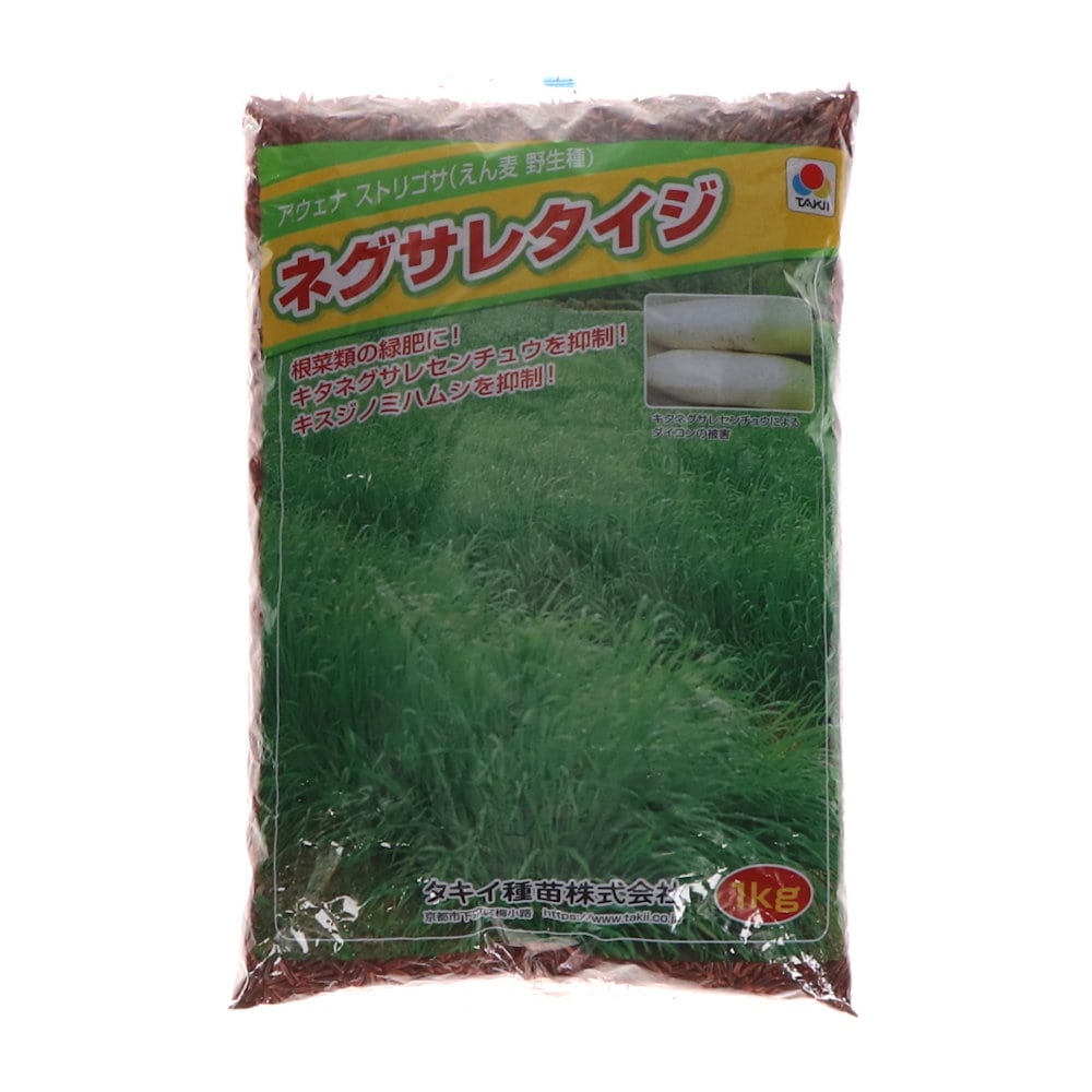 【緑肥種子】　えん麦　ネグサレタイジ　１ｋｇ　５袋単位　店着送料不要