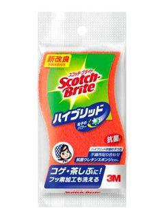 スコッチ・ブライト　ハイブリット貼り合わせスポンジ　オレンジ　ＨＢ－２１ＫＥＨ
