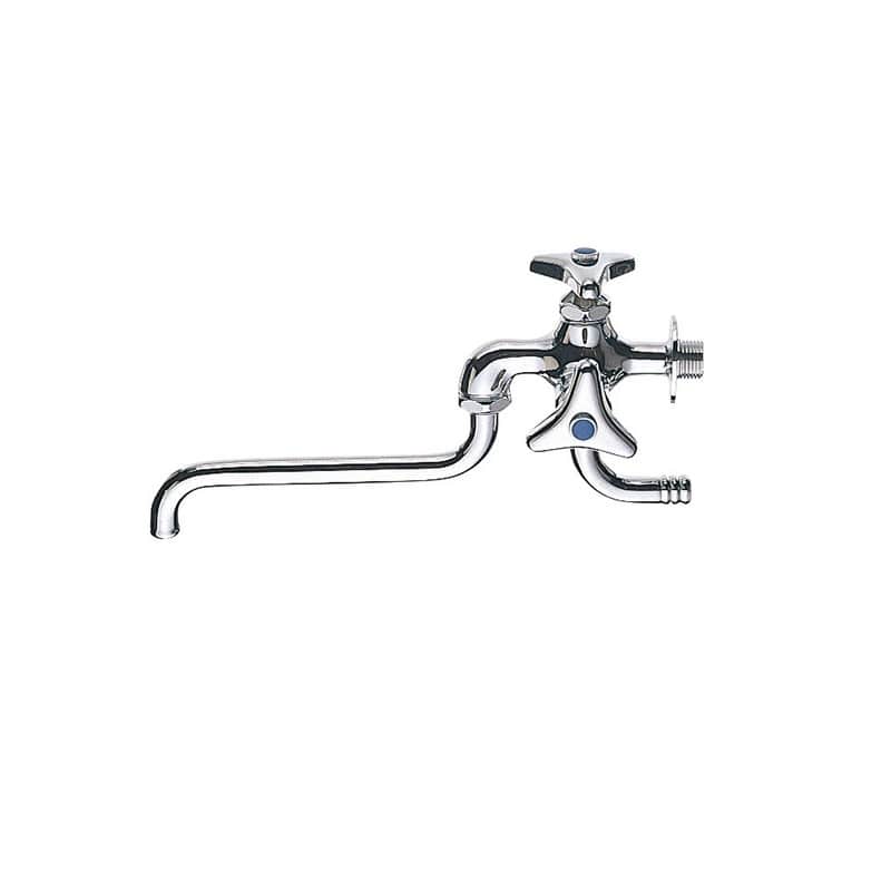 ＳＡＮＥＩ（サンエイ）二口自在水栓　ホース接続　散水用　呼び１３水栓寒冷地用　Ｅ１０ＡＫ－１３