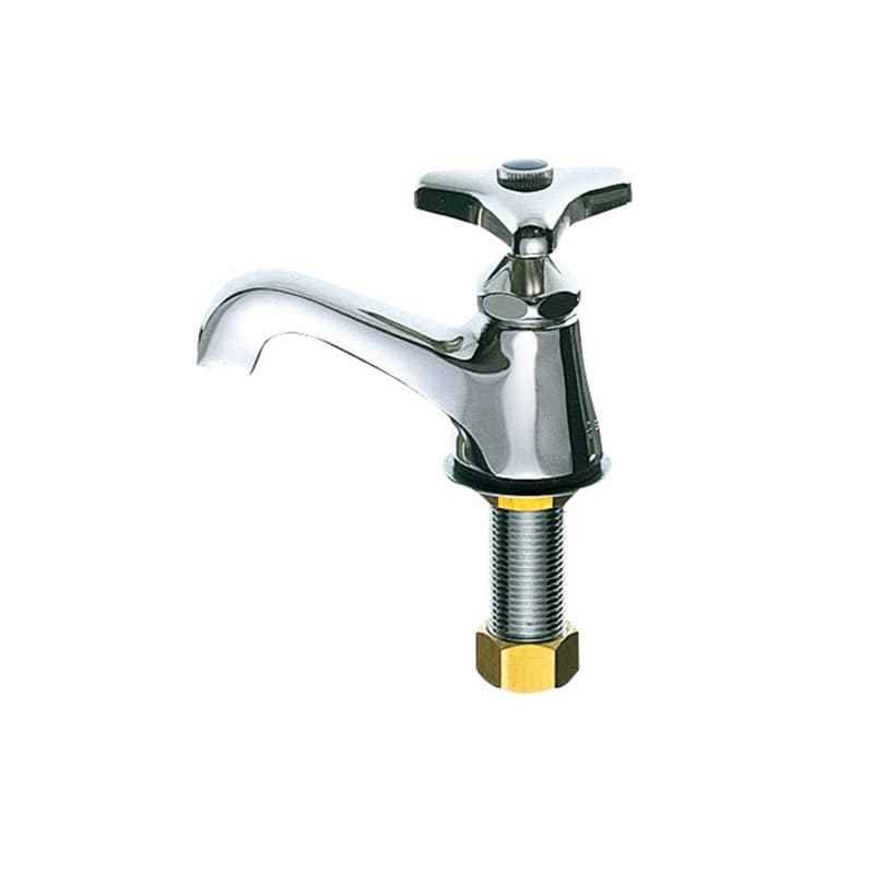 ＳＡＮＥＩ（サンエイ）立水栓　呼び１３　洗面所用　取付穴径２３～２７ｍｍ　Ｙ５０Ｊ－１３