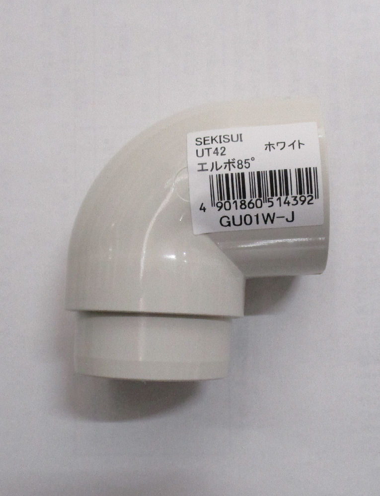 ＵＴ４２　エルボ８５’　ホワイト