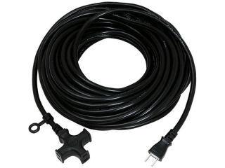 ＫＯＷＡ　ソフト延長コード３口　２０ｍ　黒