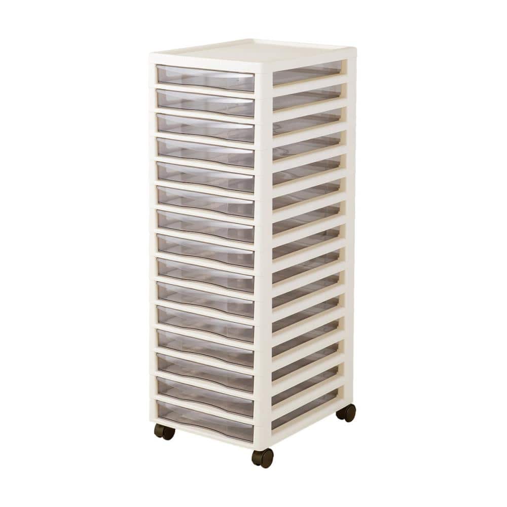 ジェイイージェイ　アプロス　Ｂ４レターケース　浅型１５段　アイボリー