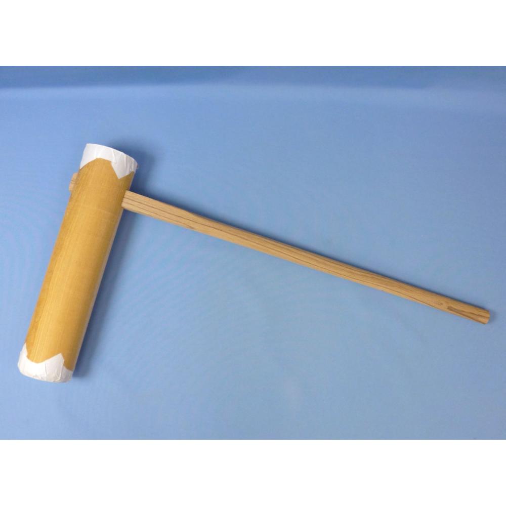 餅つき用杵　けやき　大人（中）　杵直径１０．５×４５ｃｍ　柄の長さ９０ｃｍ