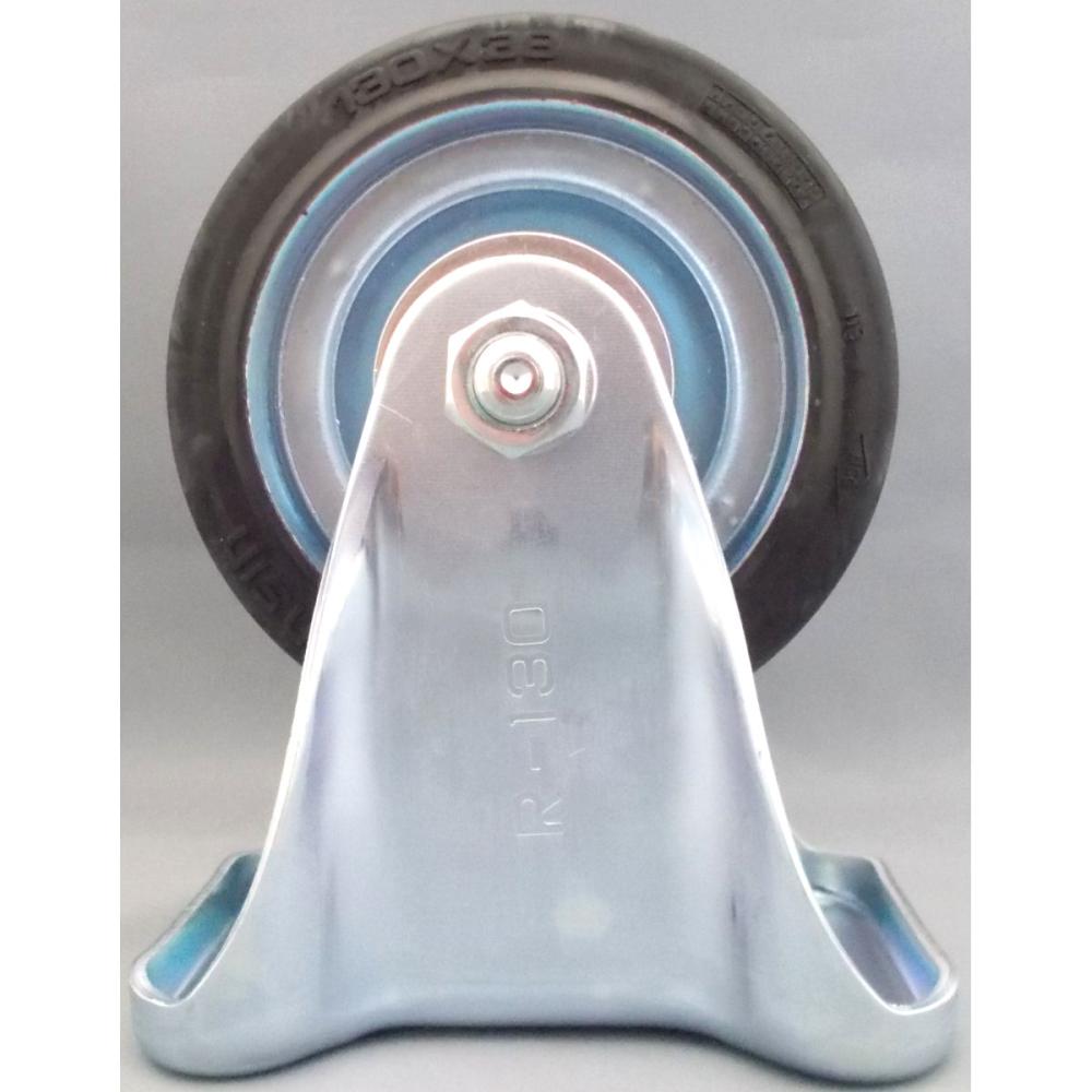 ナンシン　産業用キャスター　車輪径１３０ｍｍ　ゴム（B入）　プレート式固定　ＳＫＭ－１３０ＶＳ