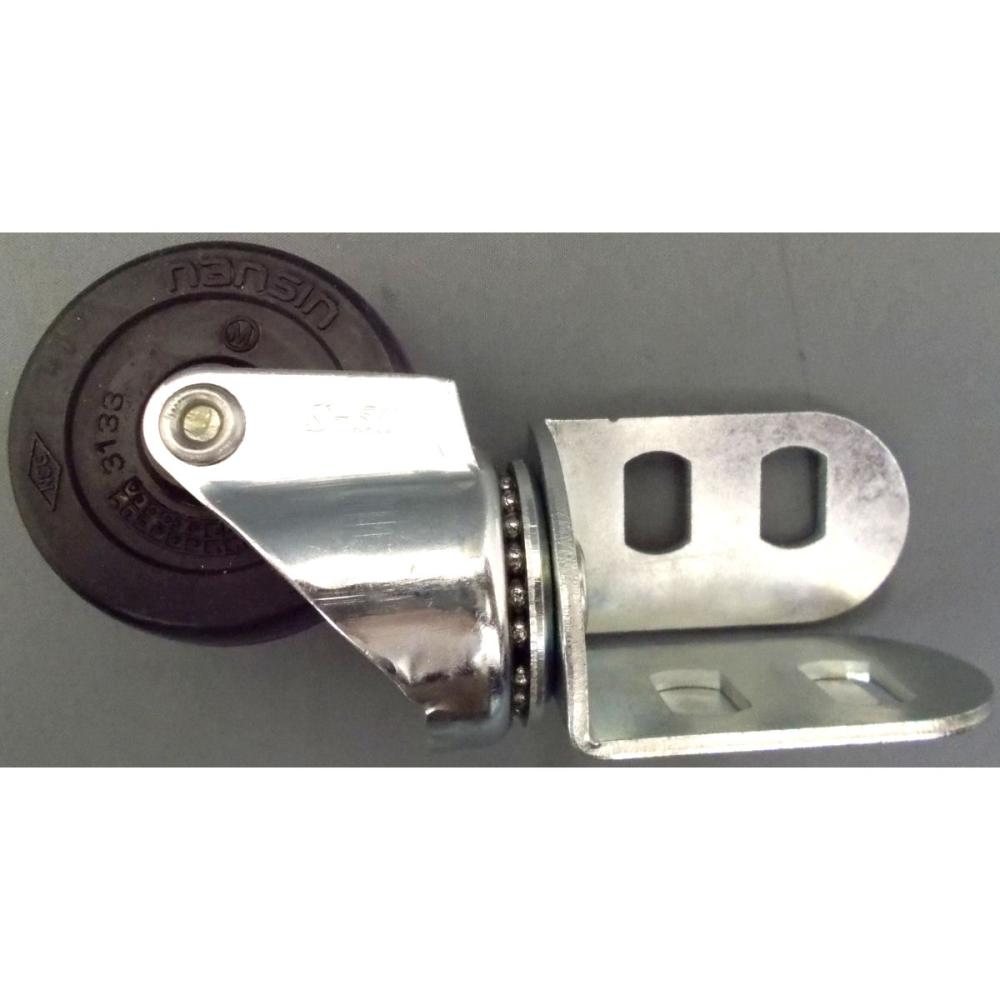 ナンシン　一般キャスター　車輪径５０ｍｍ　ゴム　アングル式　ＡＮ－５０ＲＭ