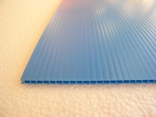 ＰＰプレート　９００×１８００×４ｍｍ厚　ブルー