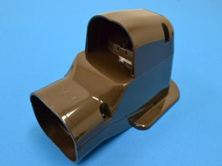 イナバ　スリムダクトＳＤ　ウォールコーナー換気エアコン用　（壁面取り出し）　ＳＷＫ－７７Ｎ－Ｂ　ブラウン