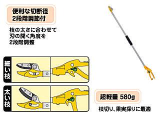 園芸鋏　スマートカット　１．８ｍ　Ｎｏ．３６８