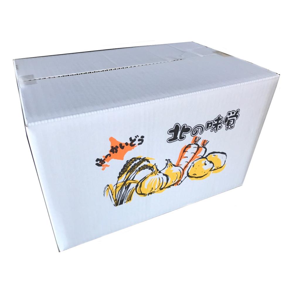 贈答用段ボール　北の味覚　２０ｋｇ用　白　４５５×３００×２７５ｍｍ