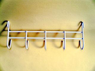 メッシュ５連フック（白色）ＳＴＧ－００２５ＷＮ