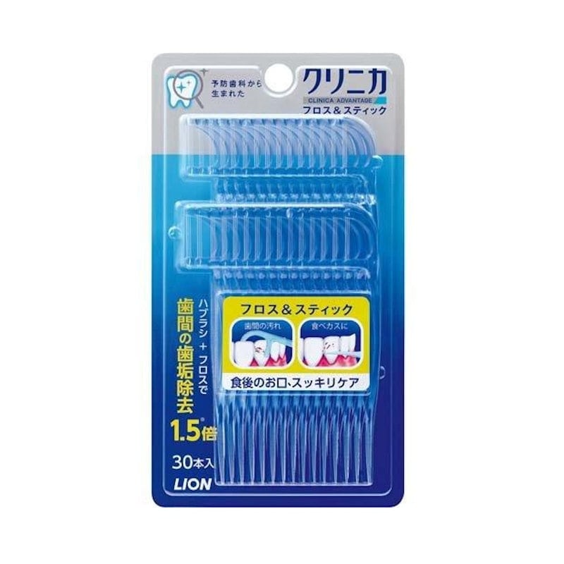 ライオン　クリニカ　フロス＆スティック　３０本