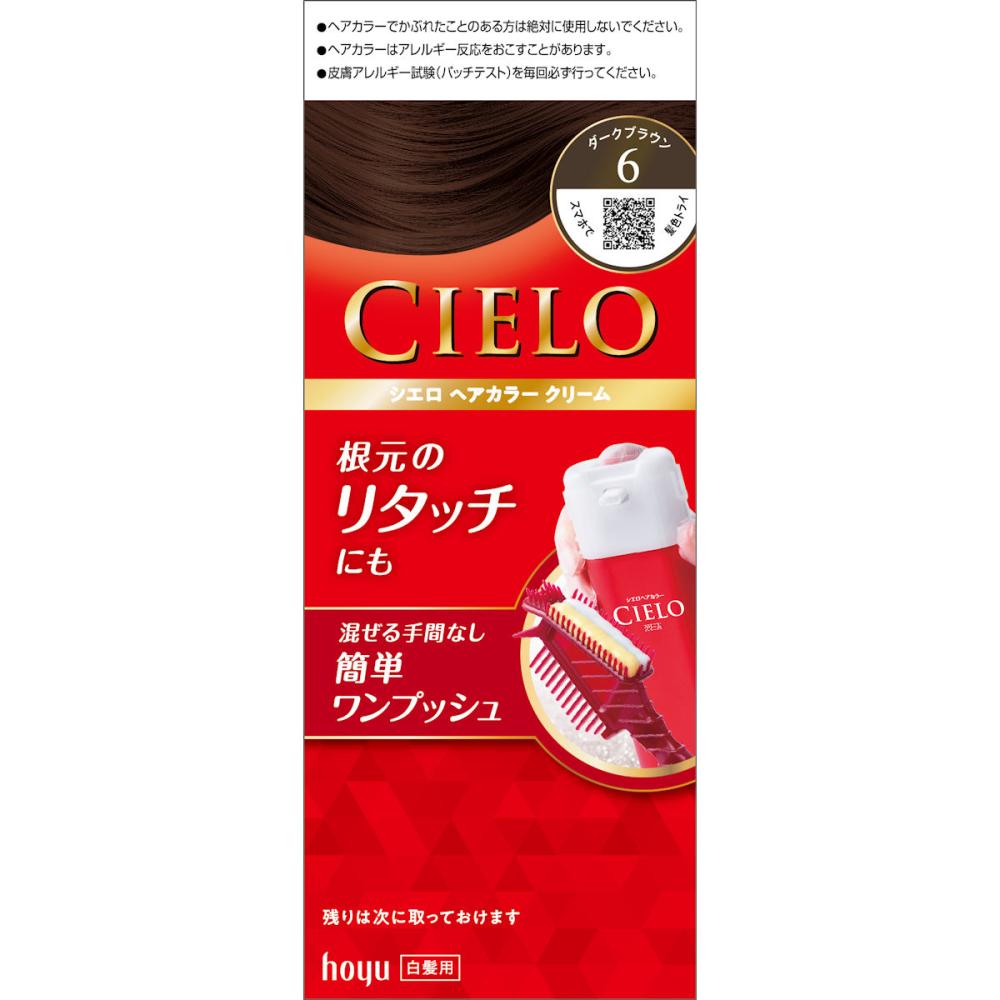 ホーユー　シエロ　ヘアカラーＥＸ　クリーム　６ダークブラウン