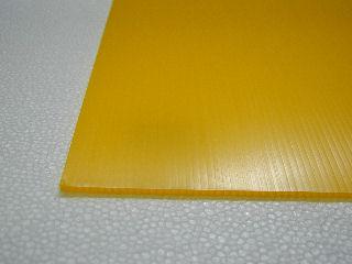 ＰＰプレート　９００×６００×４ｍｍ厚　イエロー