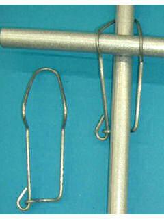 省力フック　１０本　２５×２５、２５×２８