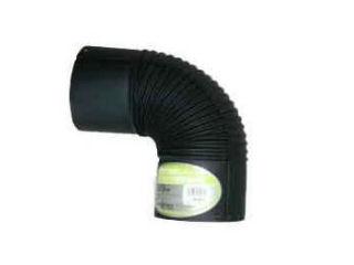 ホンマ製作所　黒耐熱煙突　９０度エビ曲り　煙突径１２０ｍｍ