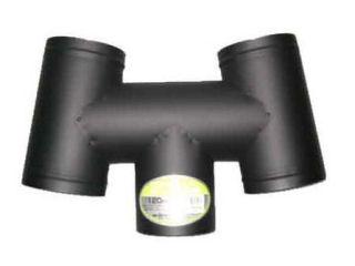 ホンマ製作所　黒耐熱煙突　Ｈ笠　煙突径１２０ｍｍ