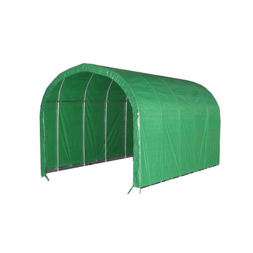 南榮工業(南栄工業)　パイプ車庫本体　６４０Ｍ　ＭＧ　前後幕無し　軽自動車用