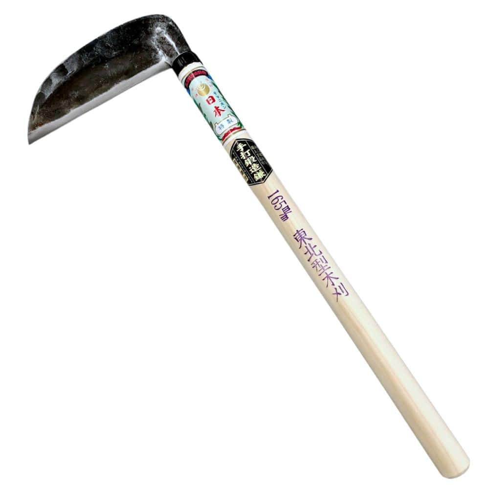 玉日本　東北型木刈鎌　手打鍛造鎌　１６５ｍｍ