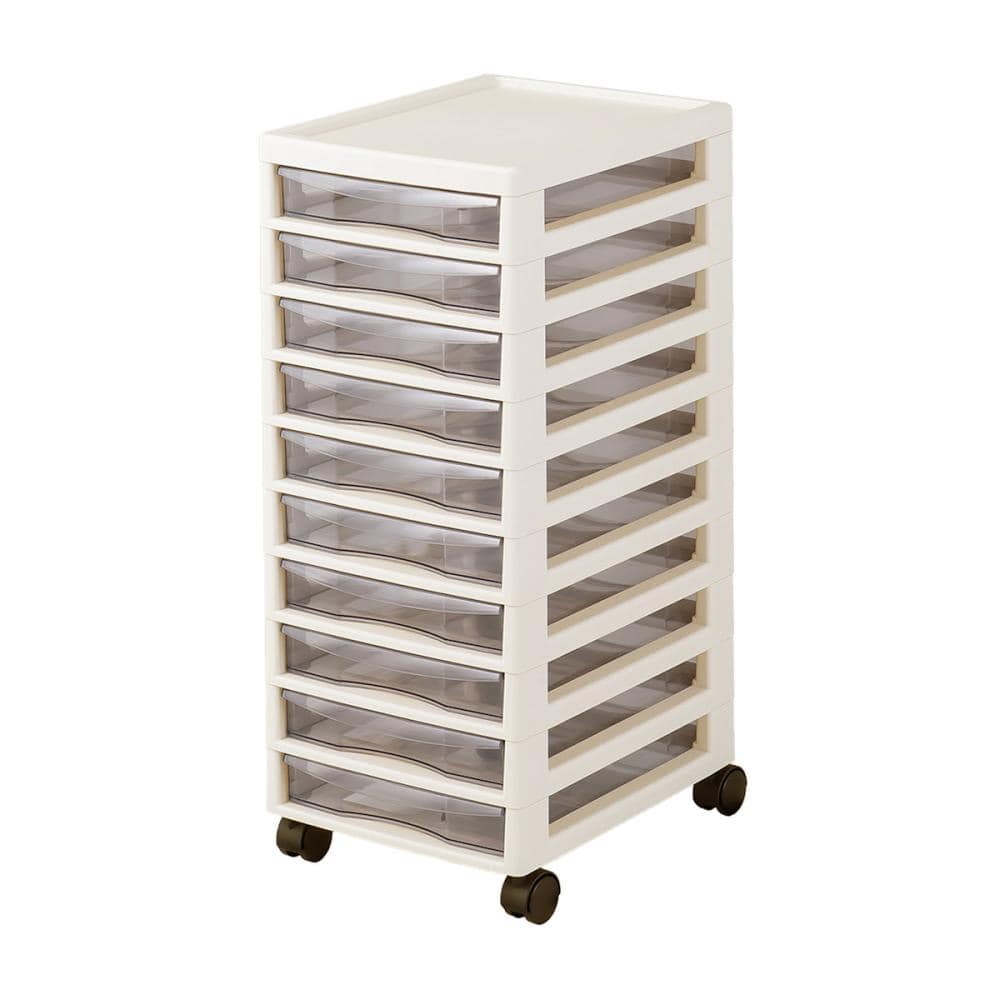 アプロス　レターケース　Ａ４浅１０段　アイボリー