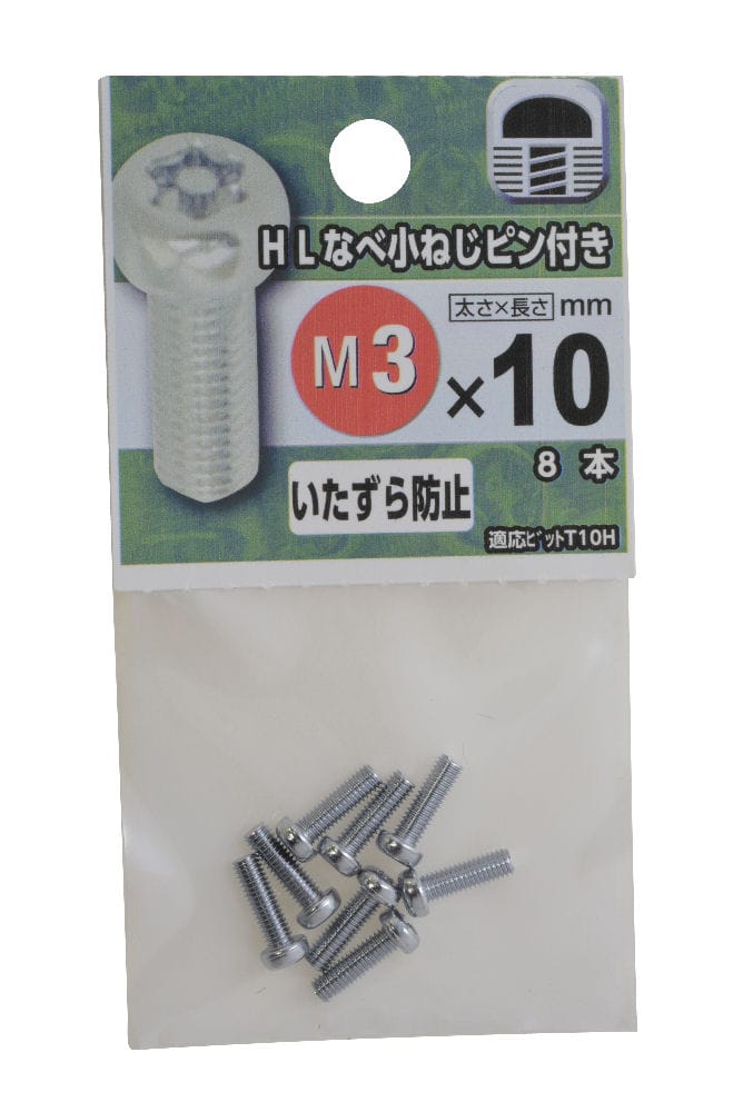 ＨＬ　鍋小ネジピン付　３×１０