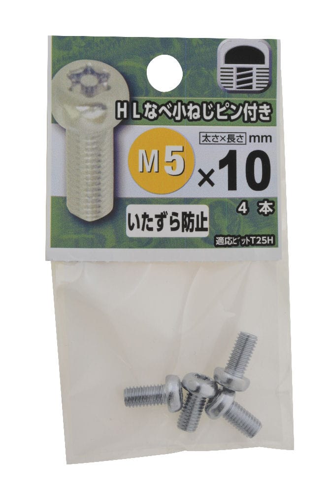 ＨＬ　鍋小ネジピン付　５×１０