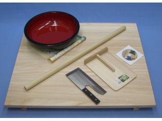 そば打ち５点セット　Ｓサイズ　ＤＶＤ付