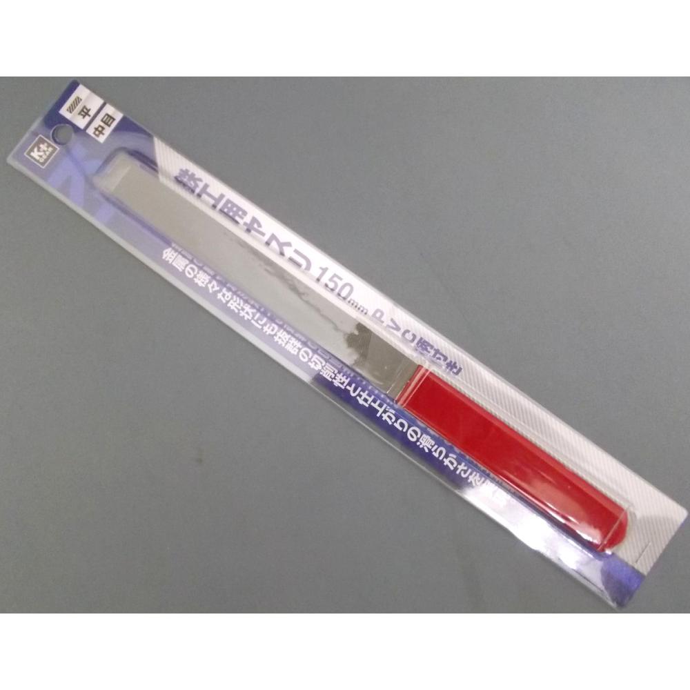 鉄工用ヤスリ平　１５０ｍｍ　ＰＶＣ柄付き　ＴＢ７