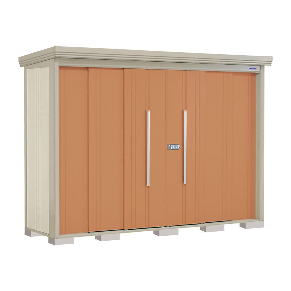 タクボ物置　Ｍｒ．ストックマン　ダンディ　間口２９０×奥行８９ｃｍ　背面棚タイプ　一般型・標準屋根　カーボンブラウン　ＮＤ－２９０８Ｂ