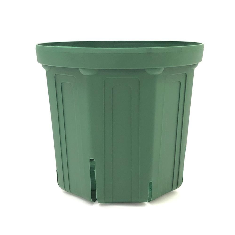 スリット鉢６号　モスグリーン